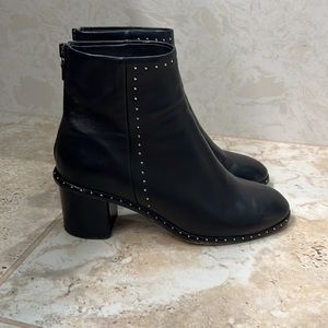 Rag & Bone Leather Studded Accent Boots